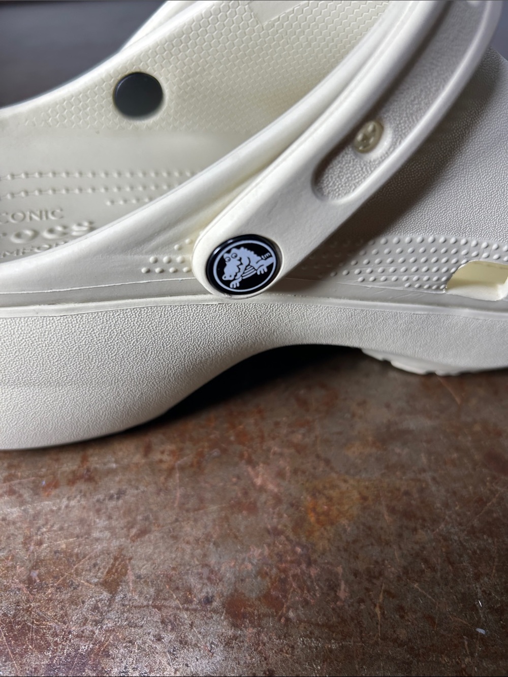 CROCS Classic Platform Cream (Bone) Slip-On Clog Women’s Size 10 - Picture 14 of 16